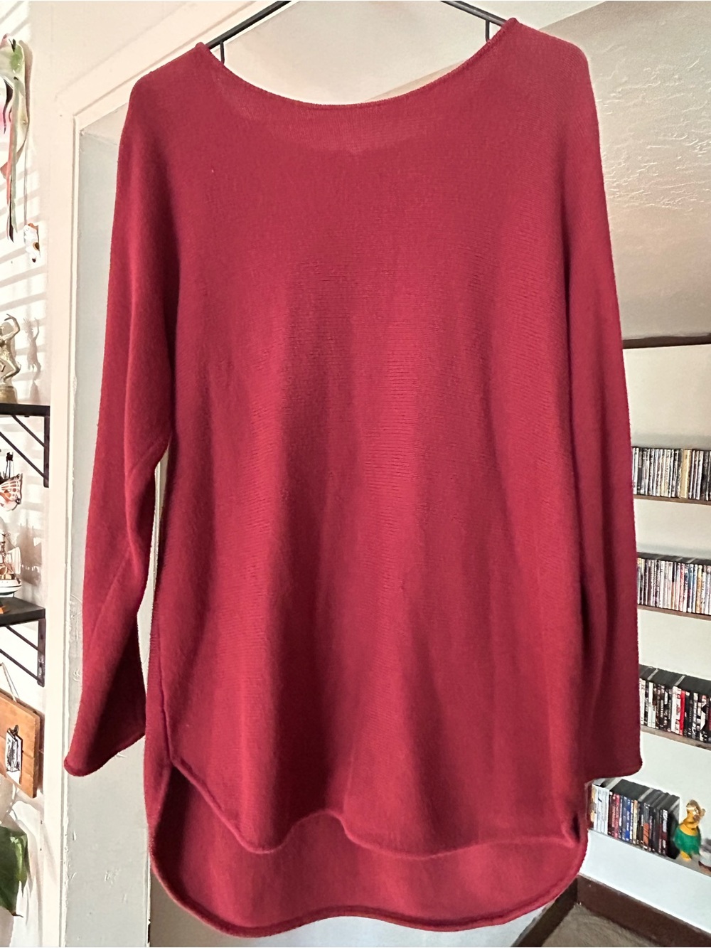 MICHAEL Michael Kors Deep Red Boatneck Sweater